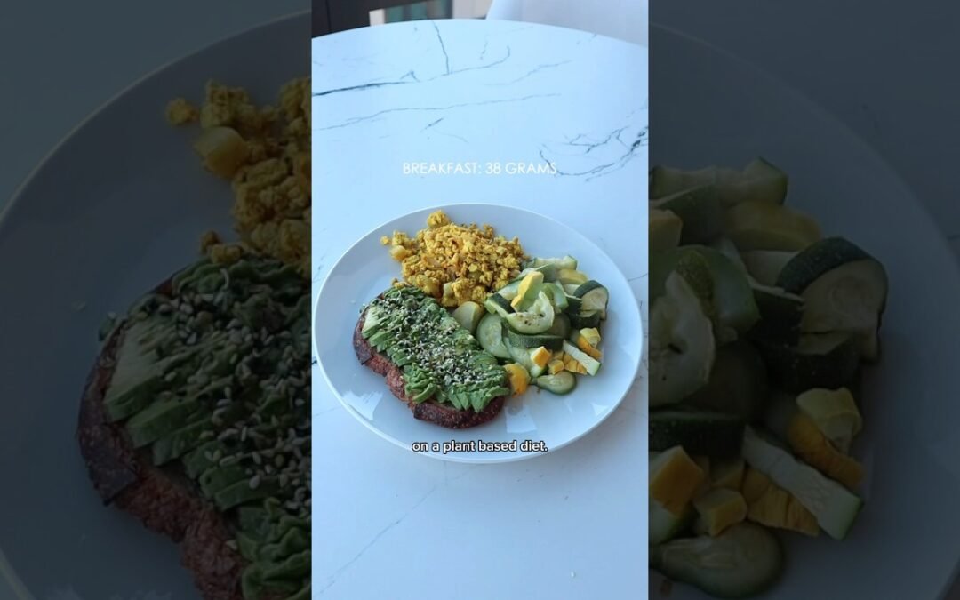 How I Eat 155 Grams of Protein on a Plant-Based Diet #vegan #highprotein