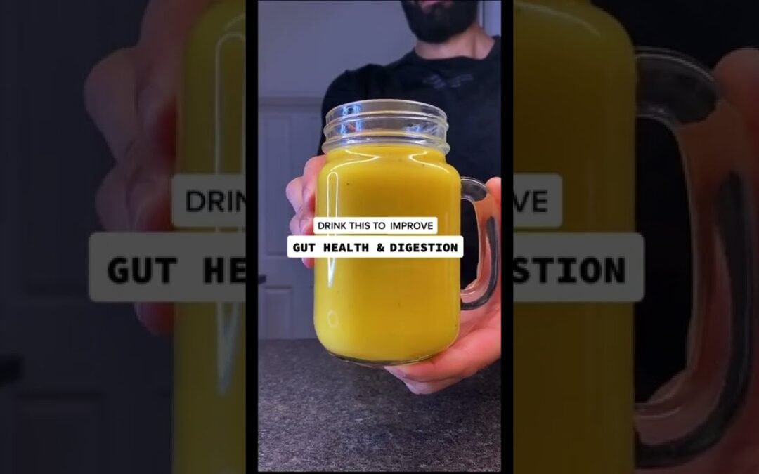 Improve Gut Health & Digestion with this smoothie  #guthealth #smoothie #smoothies #health #wellness