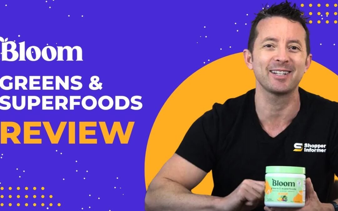 Bloom Nutrition Green Superfood Powder Juice & Smoothie Mix Review | ShopperInformer.com