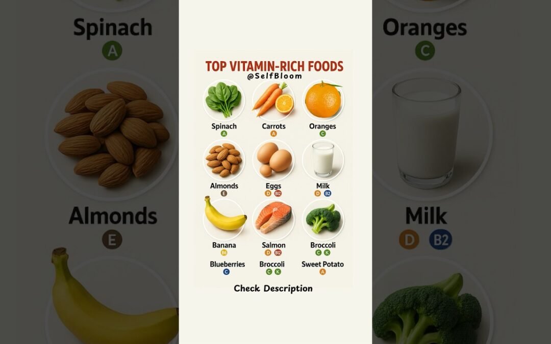 Top Vitamin-Rich Foods for a Stronger, Healthier You | Boost Energy, Immunity & Glow Naturally