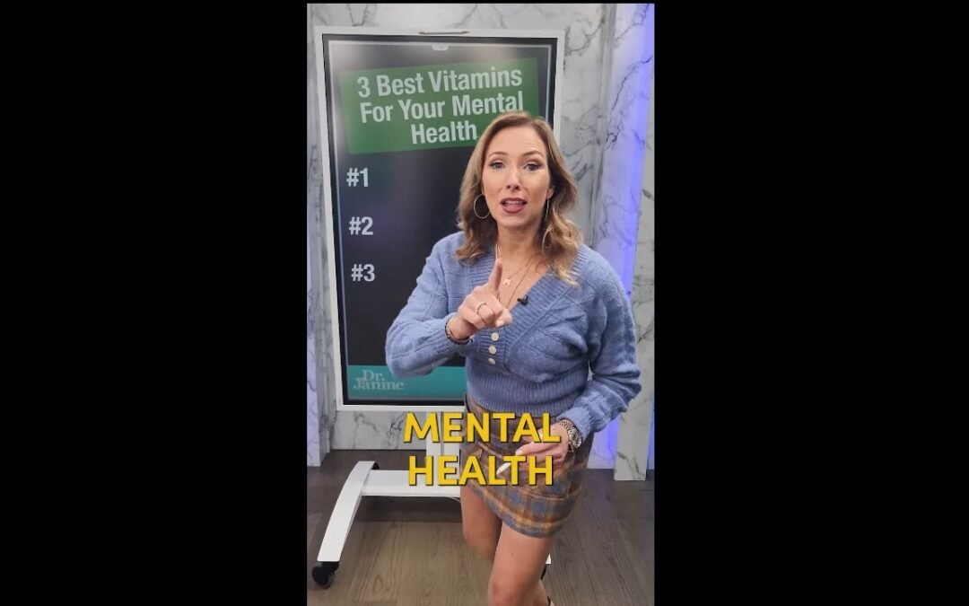 Best 3 Vitamins for MENTAL HEALTH #shorts #mentalhealth #vitamins