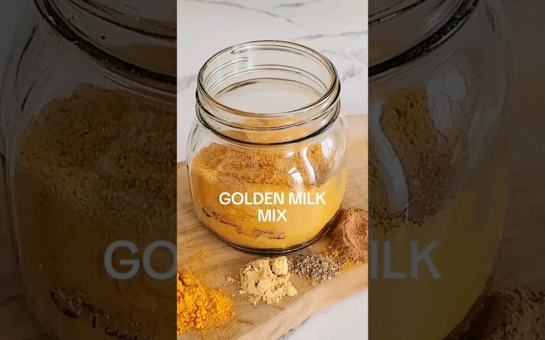 4 Ingredients Golden Milk Mix, Anti-inflammatory Drink #immunity #inflammation  #antiinflammatory