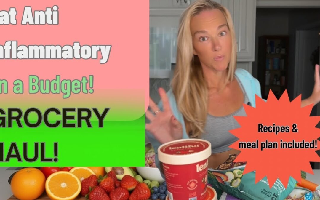 Full week of Anti inflammatory diet eating!  What to buy, where to shop, and recipes to make!