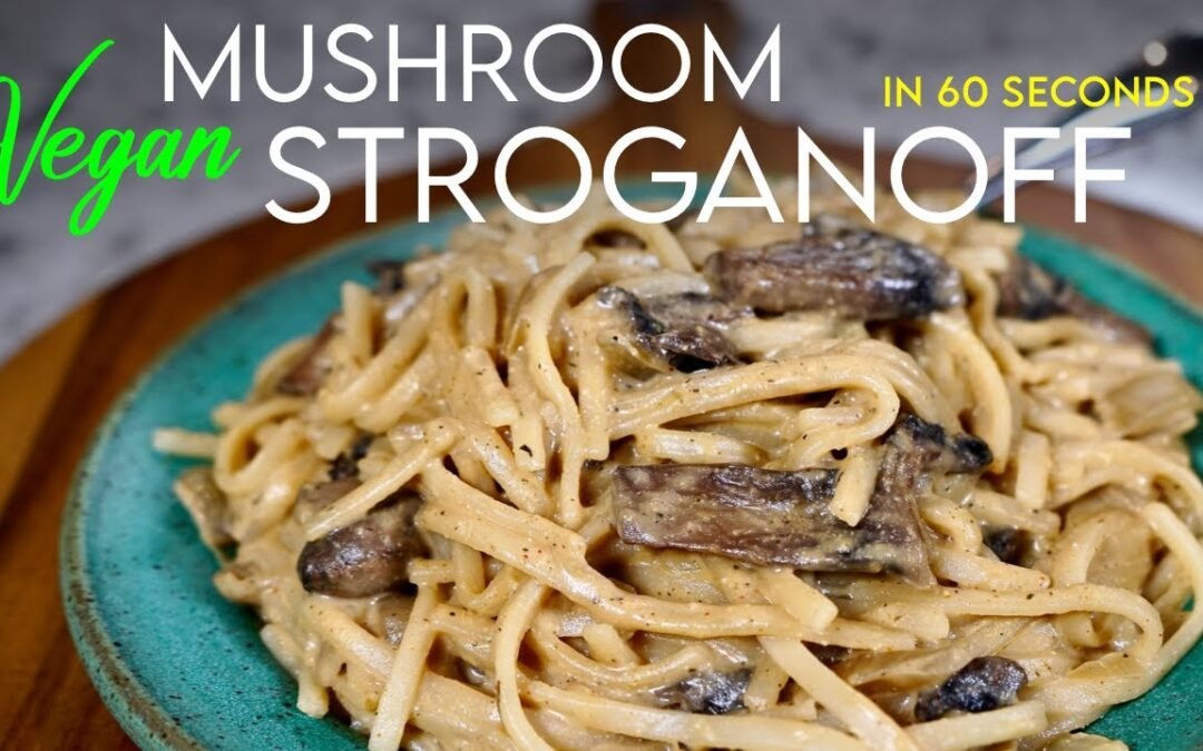Meet your NEW FAVORITE: Vegan Mushroom Stroganoff!