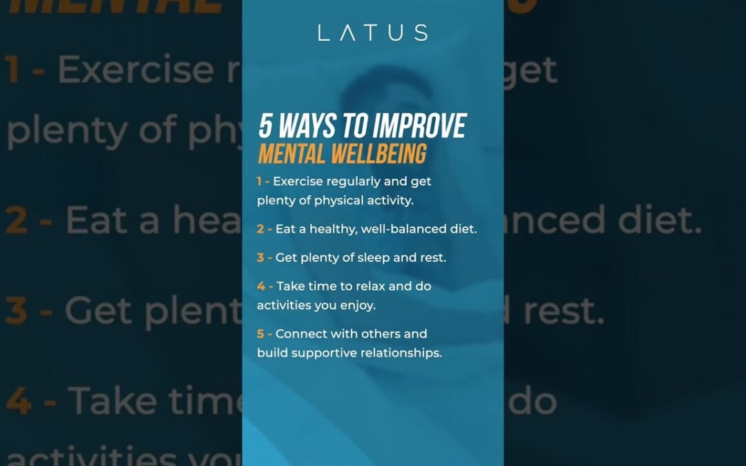 5 Ways To Improve Mental Wellbeing
