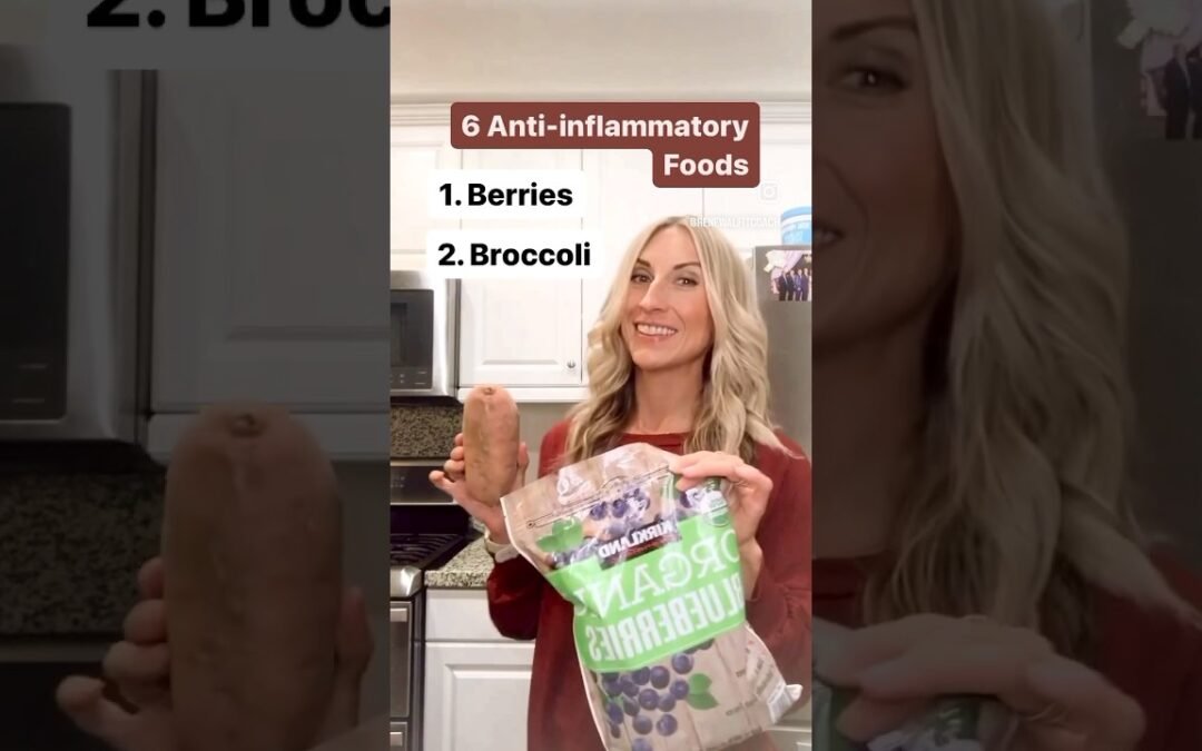 6 Anti-Inflammatory Foods #antiinflammatorydiet