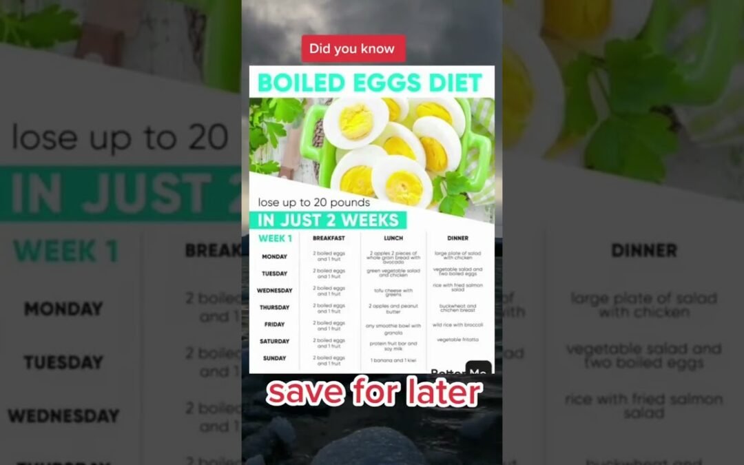Crack the Code: The Ultimate Boiled Egg Diet for Rapid Weight Loss!