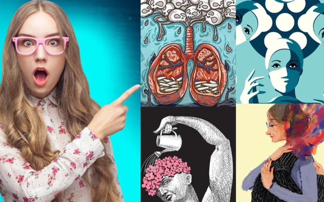 Healthy Habits: A Hand-Drawn Guide to Physical & Mental Wellness