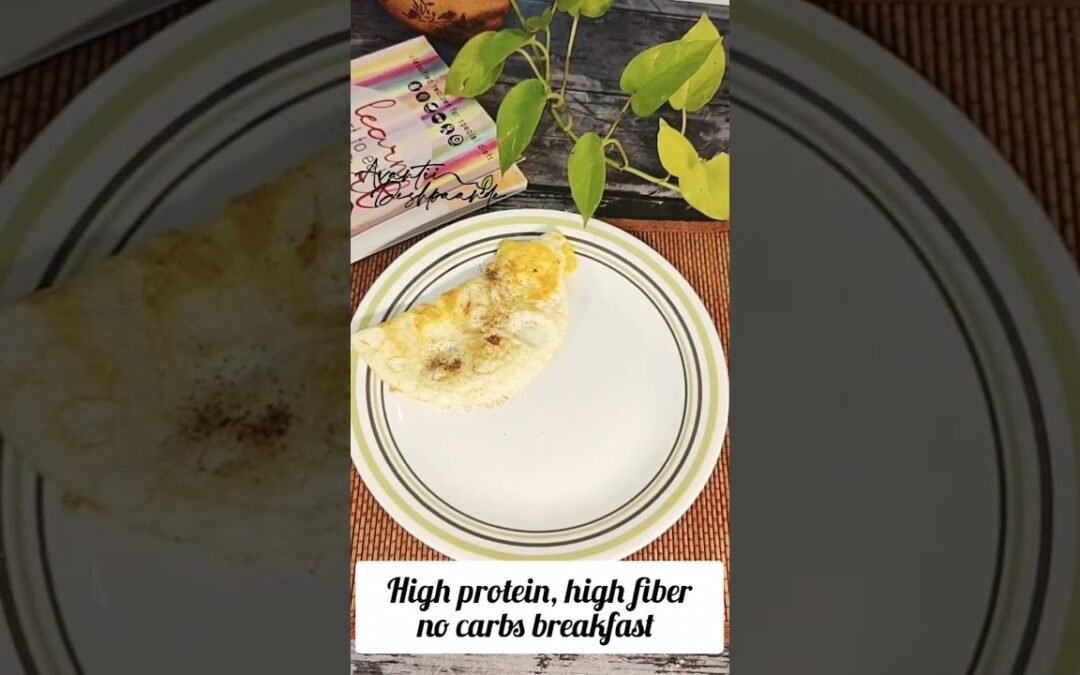 Weight loss breakfast recipe..no carbs, high protein recipe by a nutritionist