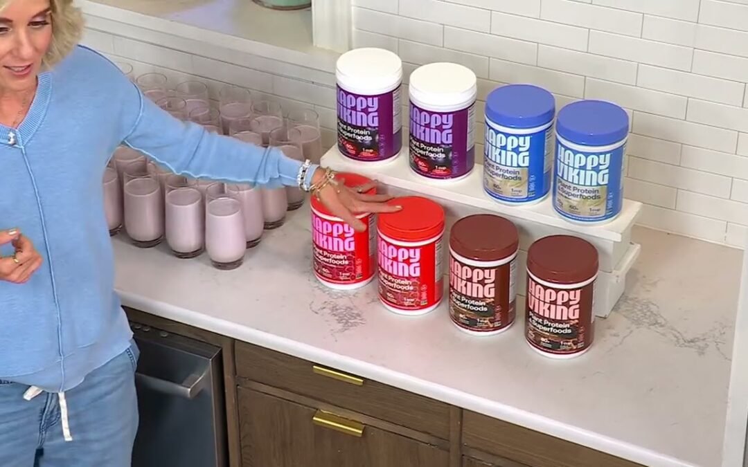 Happy Viking Plant Protein Superfood Powder 15 or 30 Servings on QVC